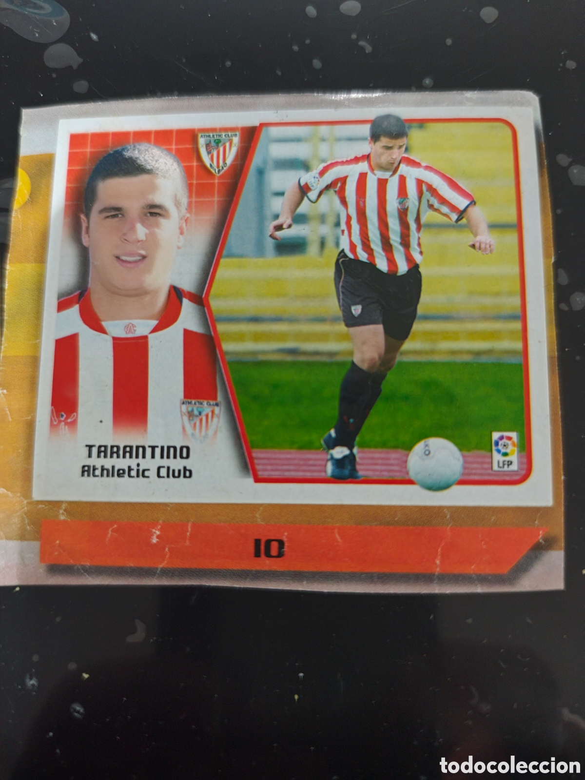 Cromos de f&uacute;tbol: Tarantino fichaje 10 Athletic de Bilbao este 2005-2006 recortado