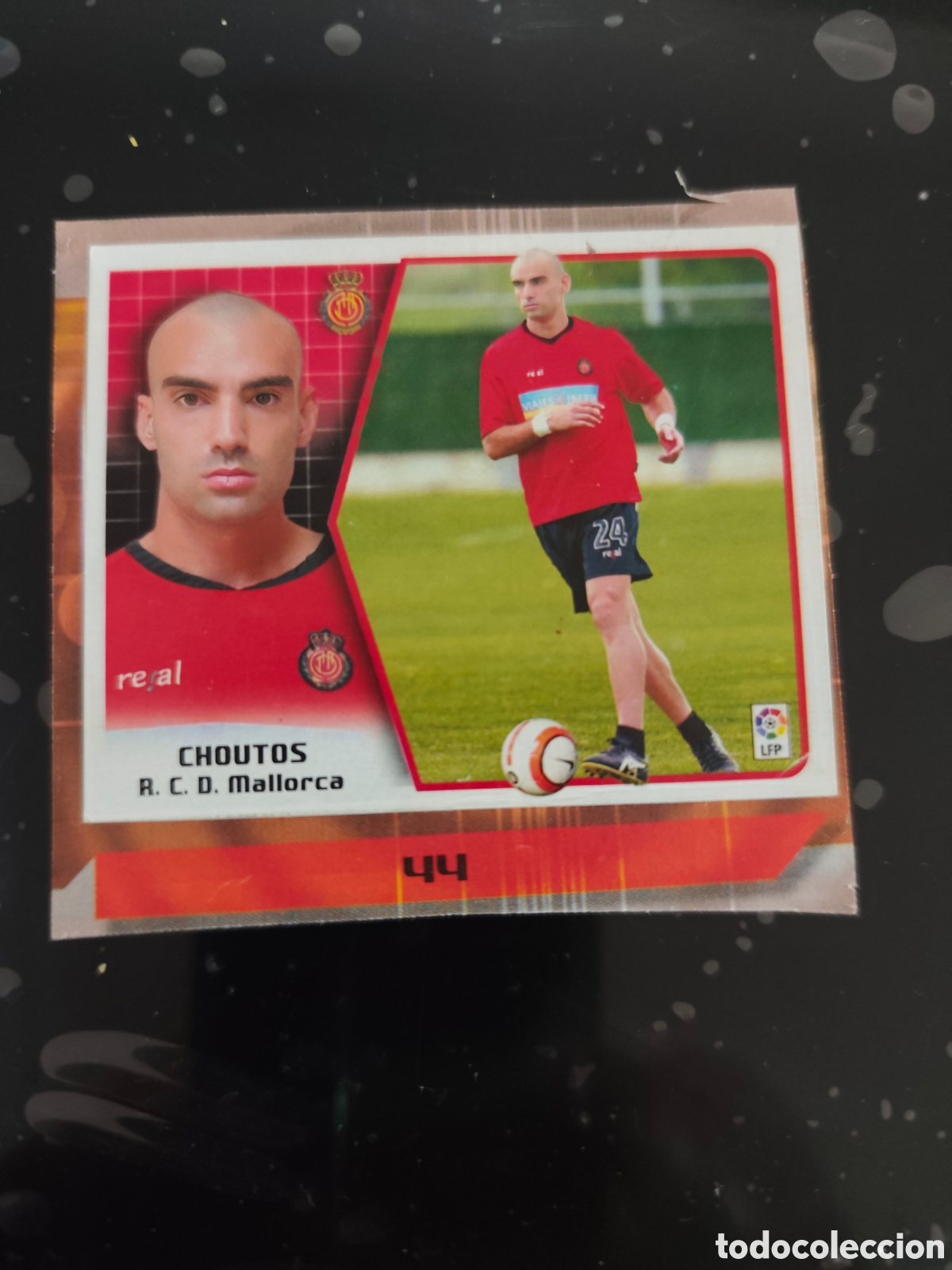 Cromos de f&uacute;tbol: Choutos fichaje 44 mallorca este 2005-2006 recortado