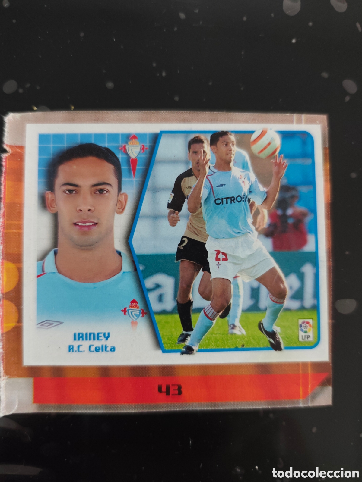 Cromos de f&uacute;tbol: Iriney fichaje 43 celta de Vigo este 2005-2006