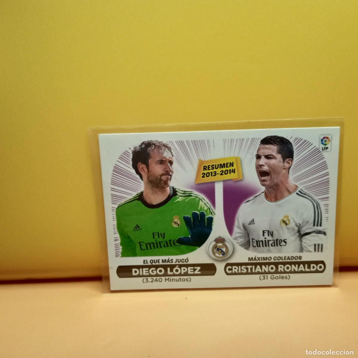 Cromos de f&uacute;tbol: EDICIONES ESTE 2014 2015 14 15 REAL MADRID RESUMEN 24