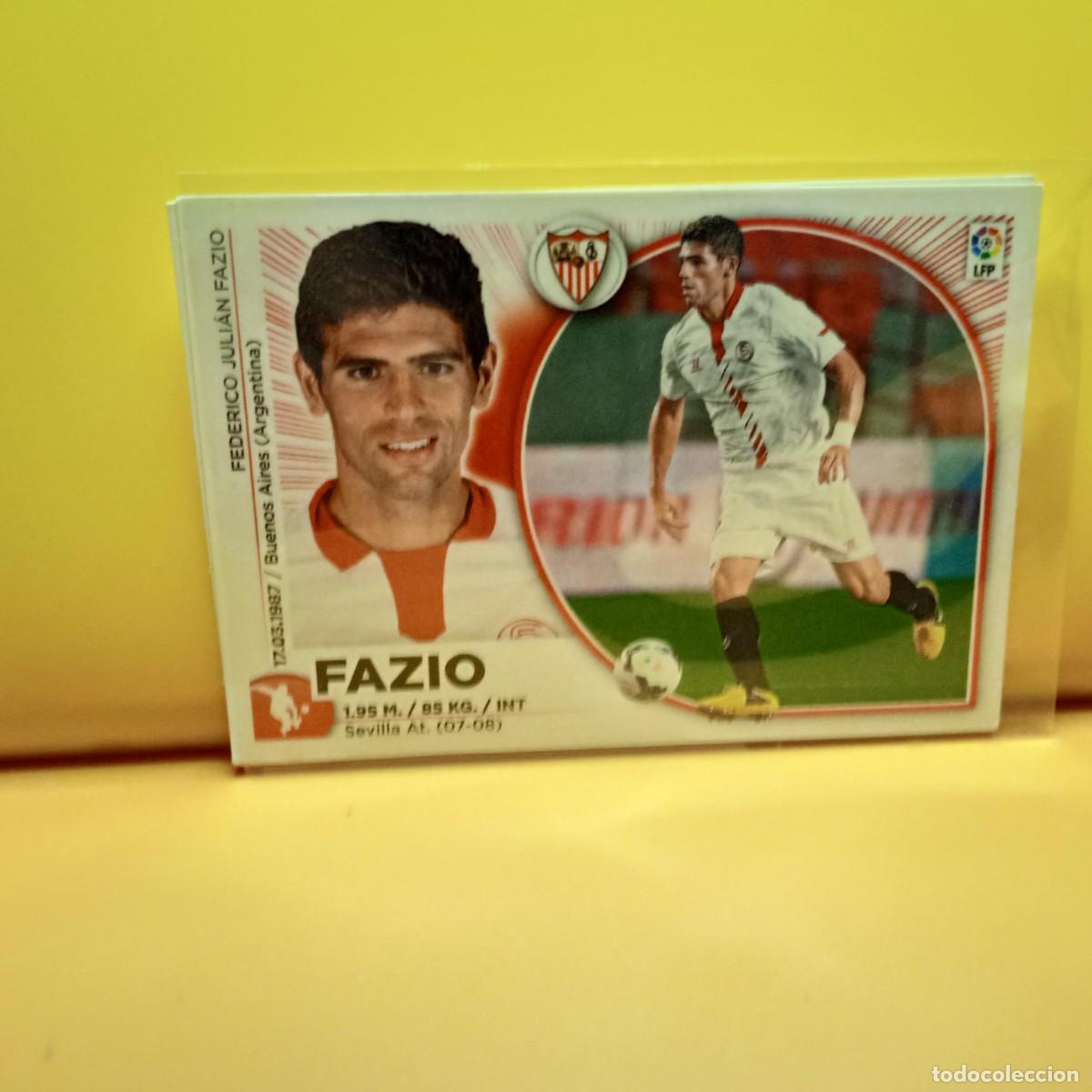 Cromos de f&uacute;tbol: EDICIONES ESTE 2014 2015 14 15 SEVILLA F.C FAZIO 6
