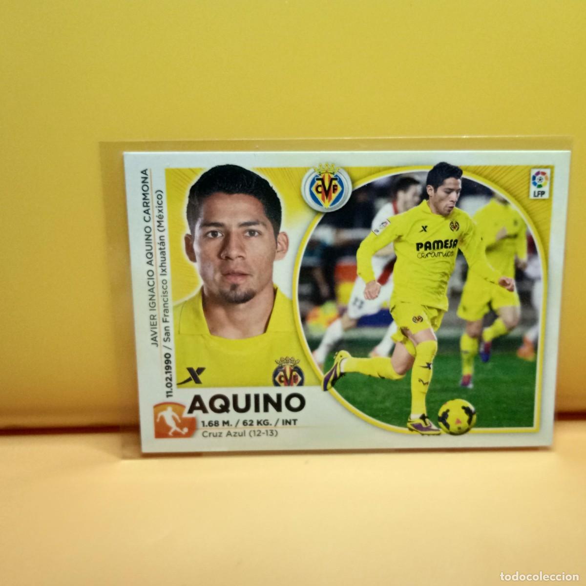 Cromos de f&uacute;tbol: EDICIONES ESTE 2014 2015 14 15 VILLARREAL C.F AQUINO 14