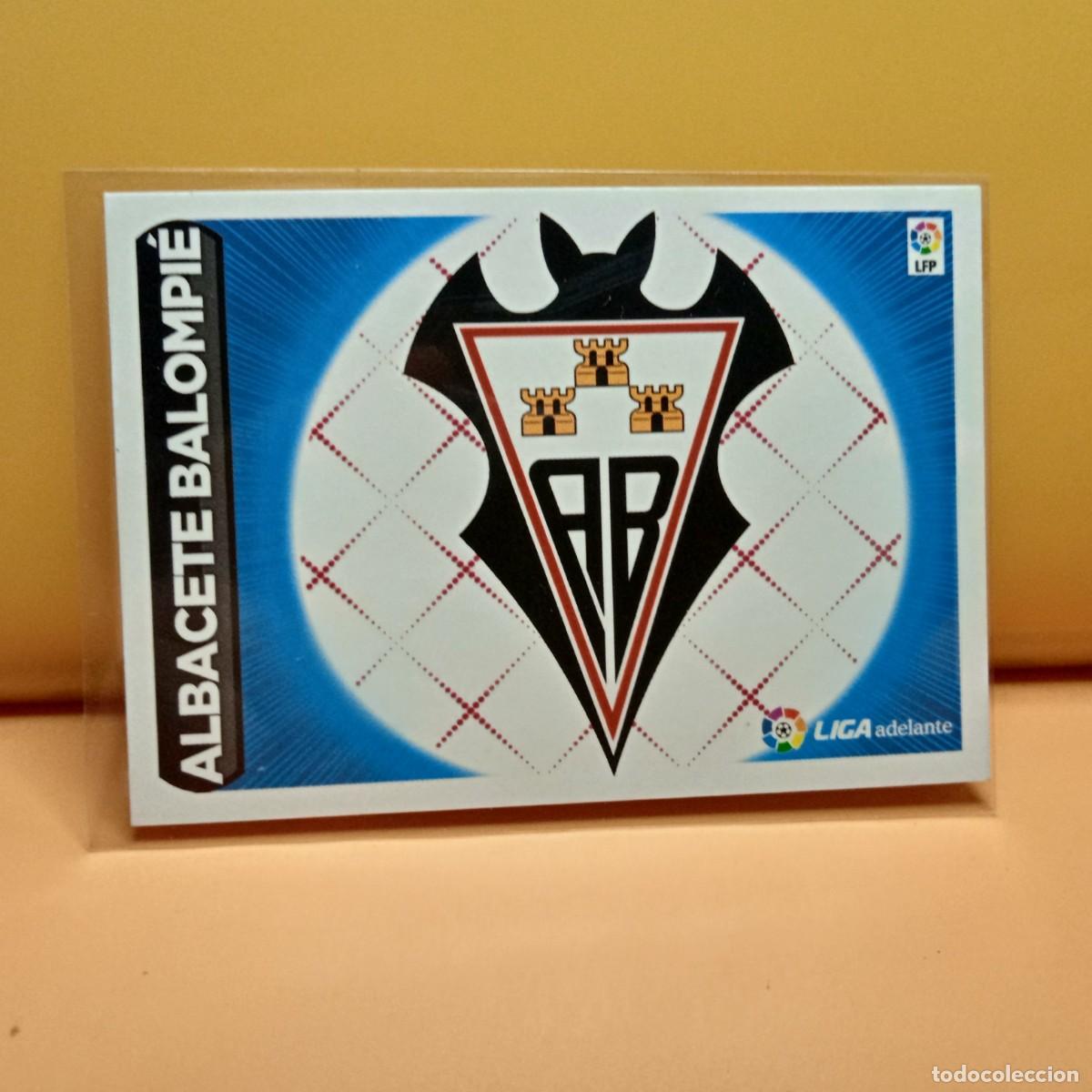 Cromos de f&uacute;tbol: EDICIONES ESTE 2014 2015 14 15 LIGA ADELANTE ESCUDO ALBACETE BALOMPI&Eacute; 2