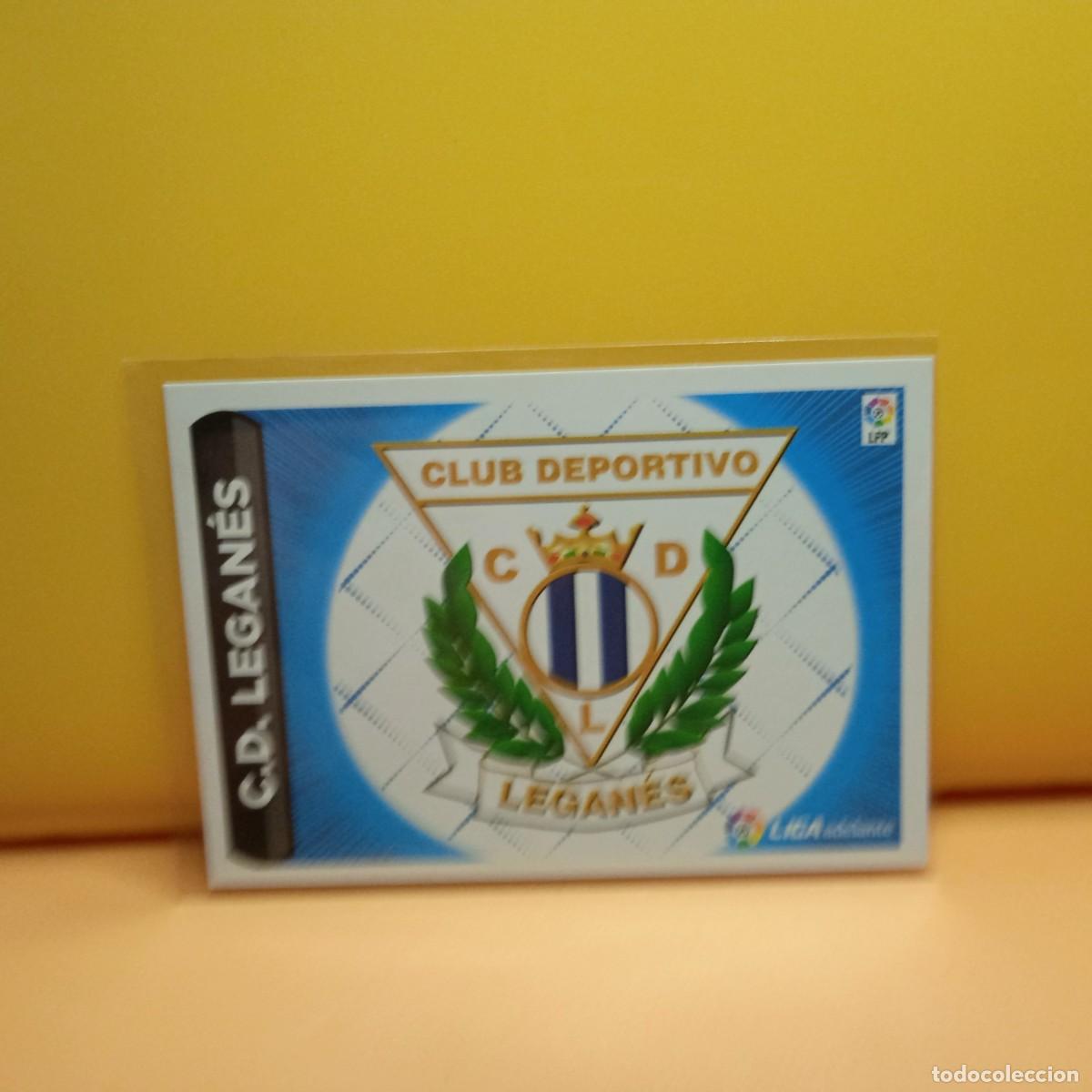 Cromos de f&uacute;tbol: EDICIONES ESTE 2014 2015 14 15 LIGA ADELANTE ESCUDO D.D LEGAN&Eacute;S 8