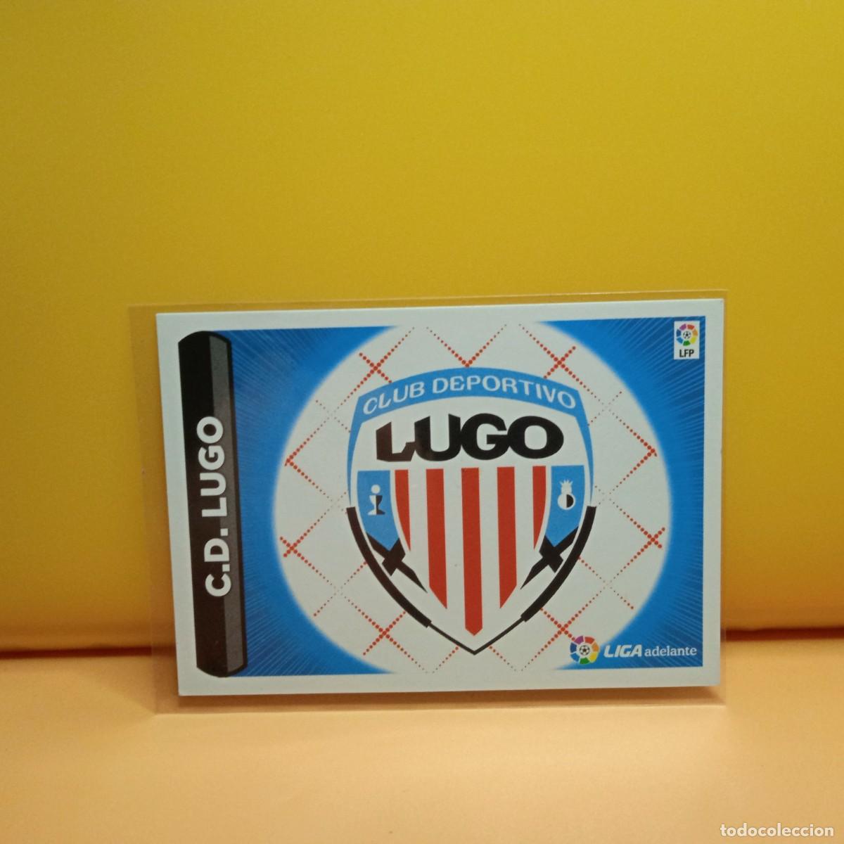 Cromos de f&uacute;tbol: EDICIONES ESTE 2014 2015 14 15 LIGA ADELANTE ESCUDO C.D LUGO 10