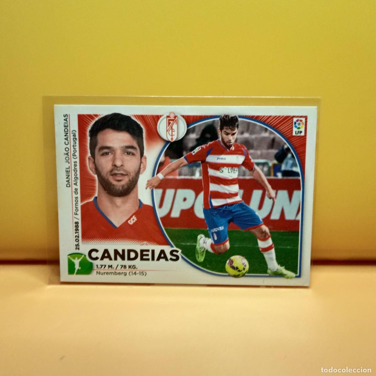 Cromos de f&uacute;tbol: EDICIONES ESTE 2014 2015 14 15 (MERCADO DE INVIERNO) GRANADA C.F CANDEIAS 23