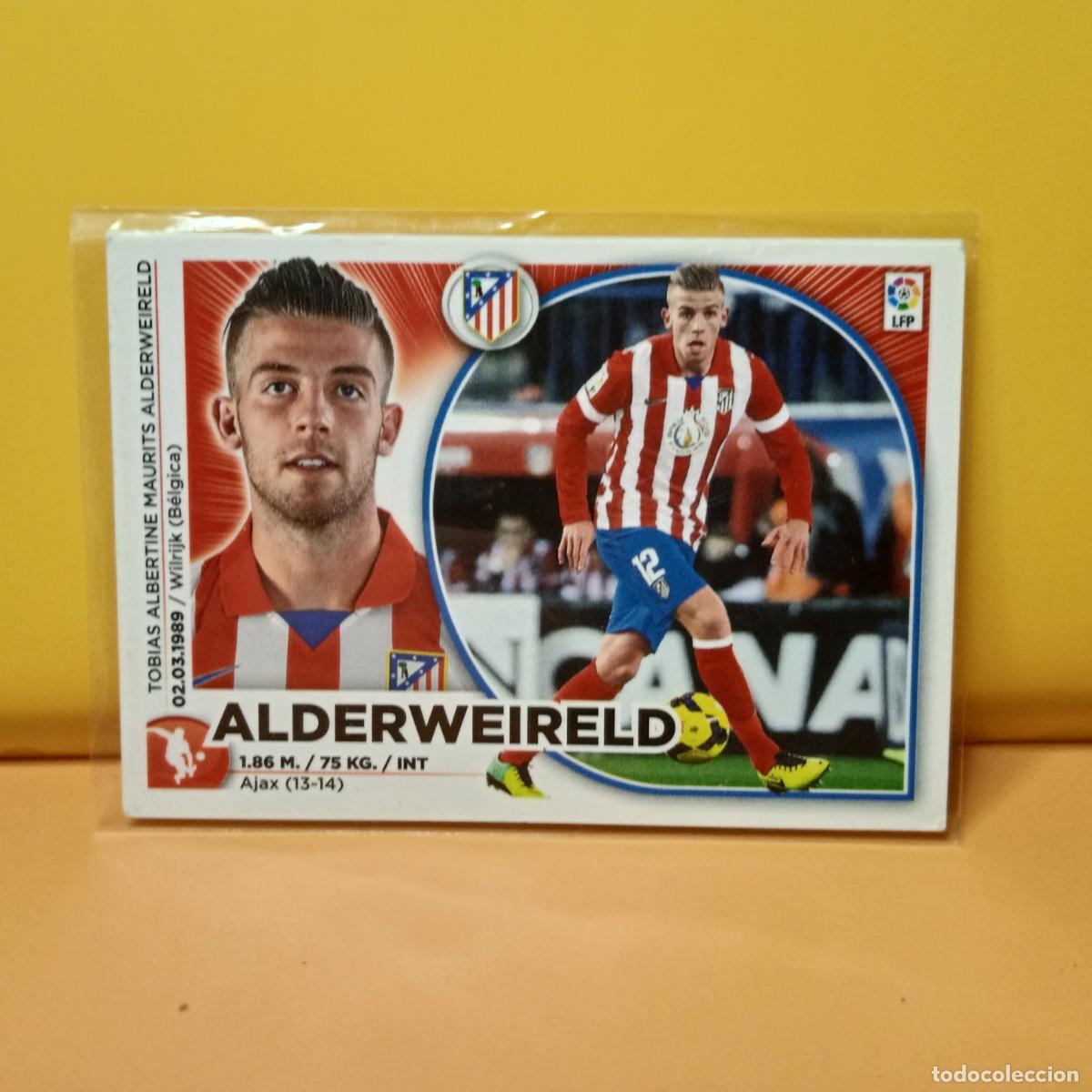 Cromos de f&uacute;tbol: EDICIONES ESTE 2014 2015 14 15 ATL&Eacute;TICO DE MADRID ALDERWEIRELD 6