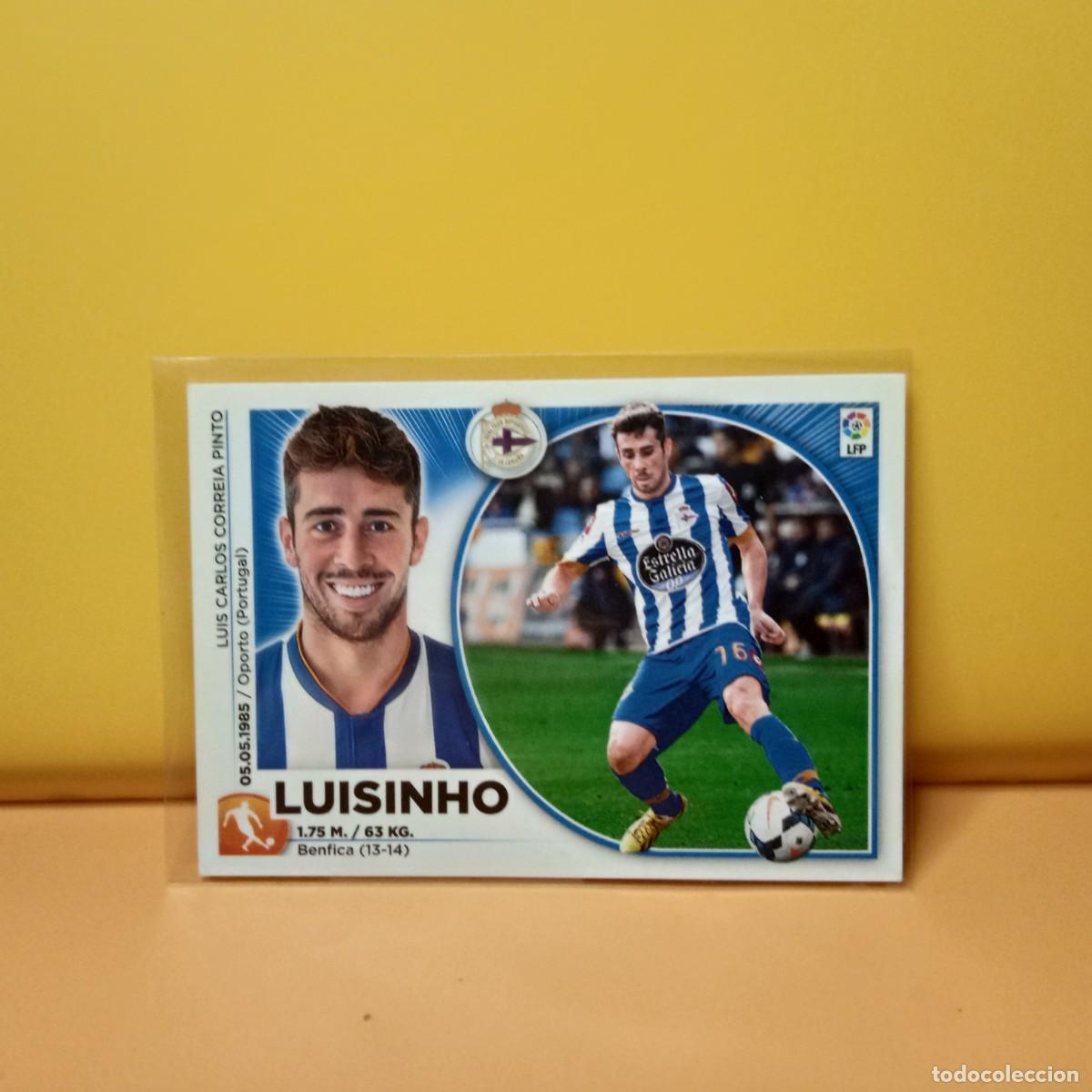 Cromos de f&uacute;tbol: EDICIONES ESTE 2014 2015 14 15 DEPORTIVO LA CORU&Ntilde;A LUISINHO 12