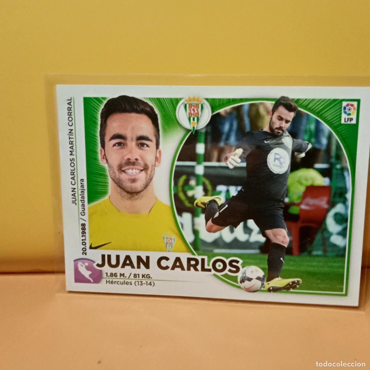 Cromos de f&uacute;tbol: EDICIONES ESTE 2014 2015 14 15 C&Oacute;RDOBA C.F JUAN CARLOS 1