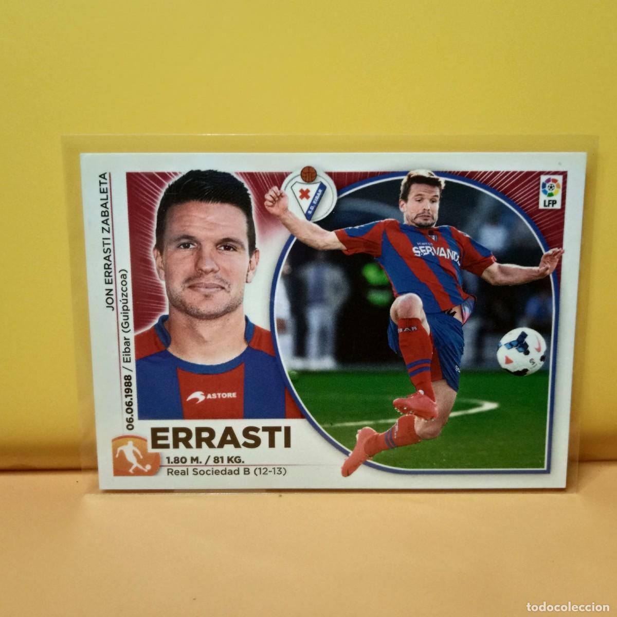 Fu&szlig;ball-Sticker: EDICIONES ESTE 2014 2015 14 15 S.D EIBAR ERRASTI 10
