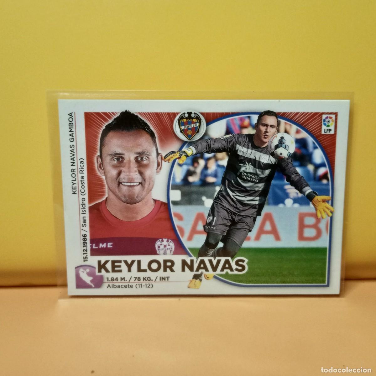 Cromos de f&uacute;tbol: EDICIONES ESTE 2014 2015 14 15 LEVANTE U.D KEYLOR NAVAS 1