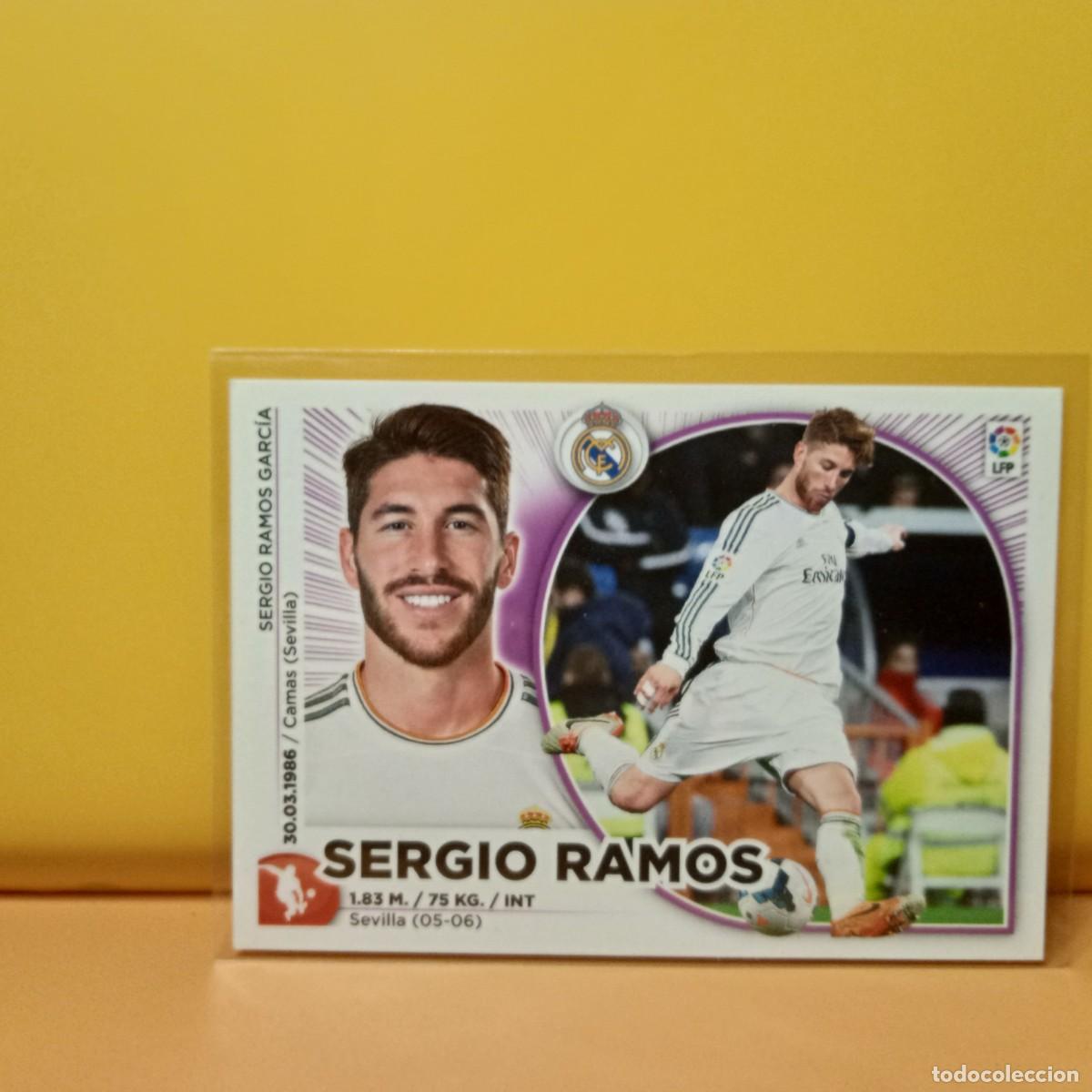Cromos de f&uacute;tbol: EDICIONES ESTE 2014 2015 14 15 REAL MADRID SERGIO RAMOS 6