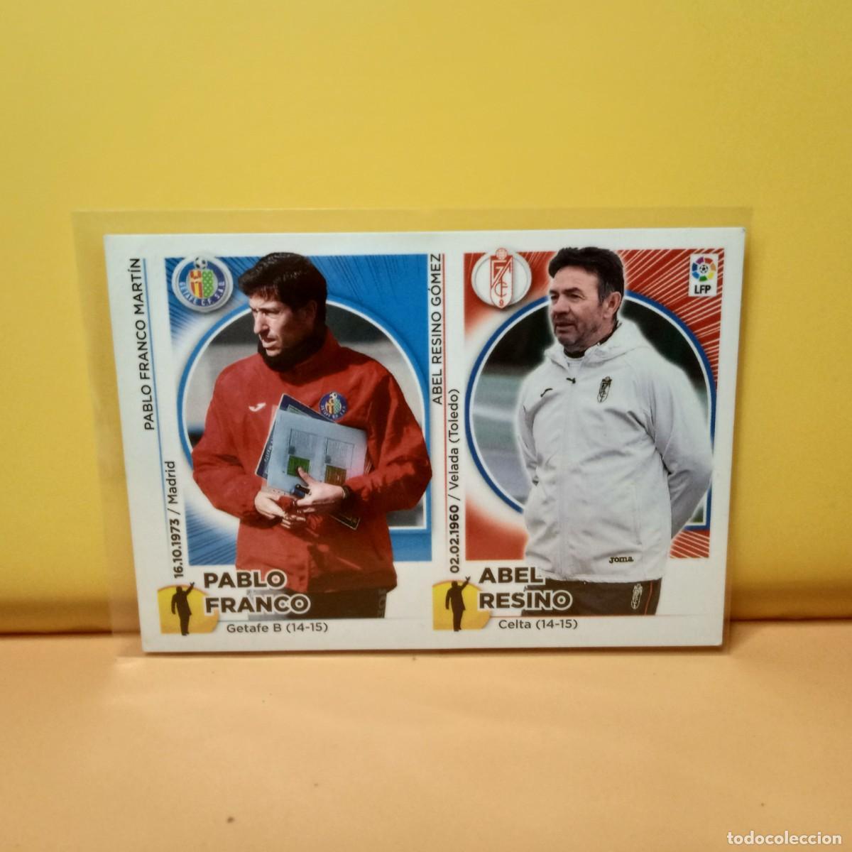 Fu&szlig;ball-Sticker: EDICIONES ESTE 2014 2015 14 15 (MERCADO DE INVIERNO) ENTRENADORES GETAFE/GRANADA 41