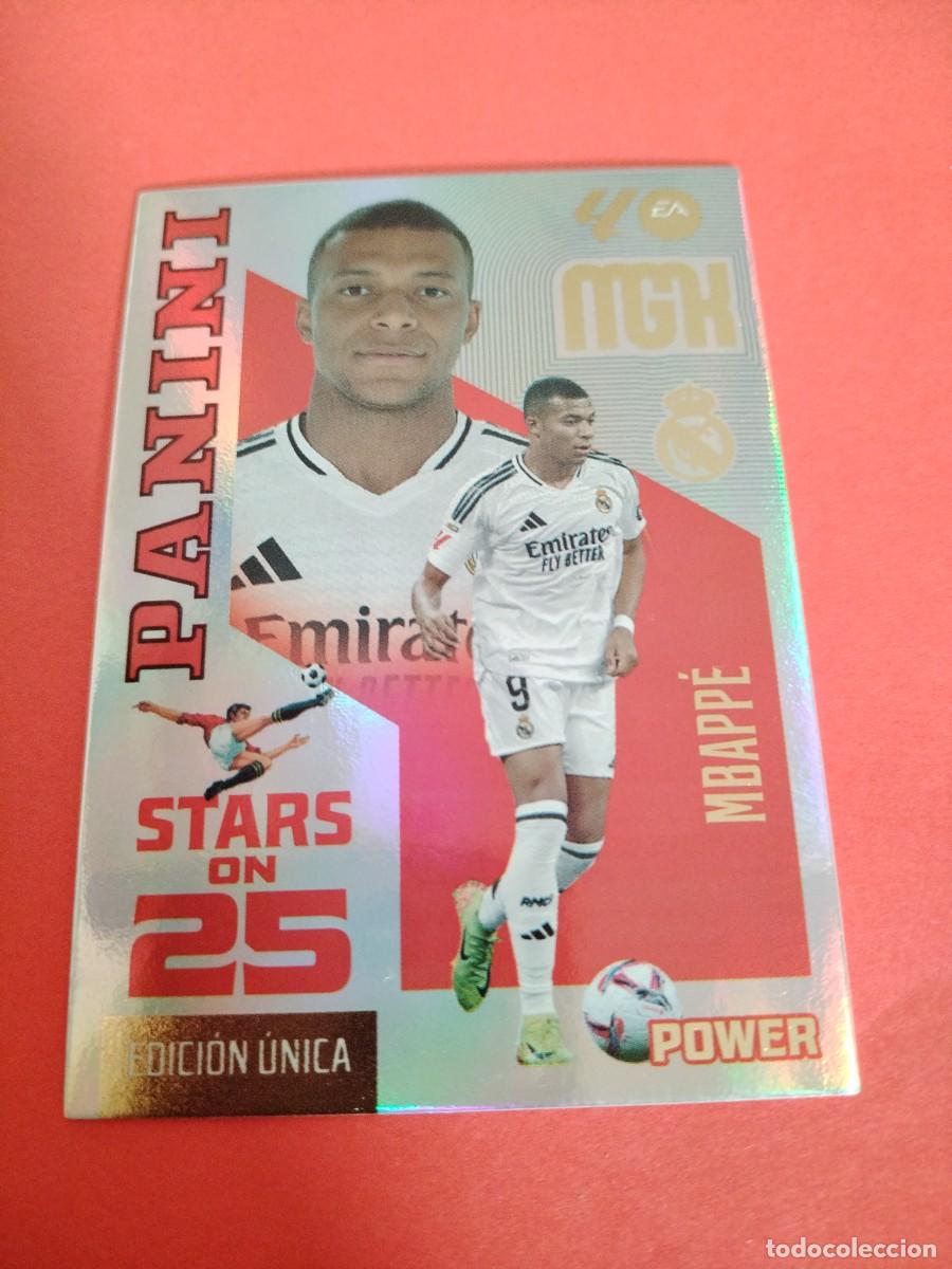 Cromos de f&uacute;tbol: MEGACRACKS 2026 2027 STARS ON 25 - 450P MBAPPE