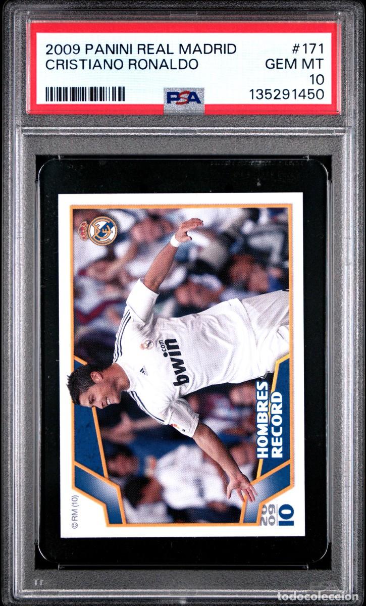 Cartes &agrave; collectionner de Football: Rookie Cristiano Ronaldo #171 Real Madrid Panini 2009 2010 PSA 10