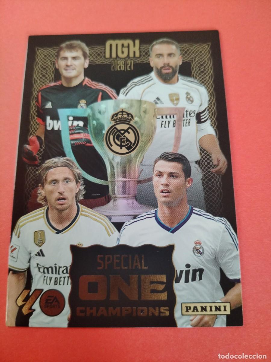Cartes &agrave; collectionner de Football: MEGACRACKS 2026 2027 SPECIAL ONE REAL MADRID CRISTIANO RONALDO