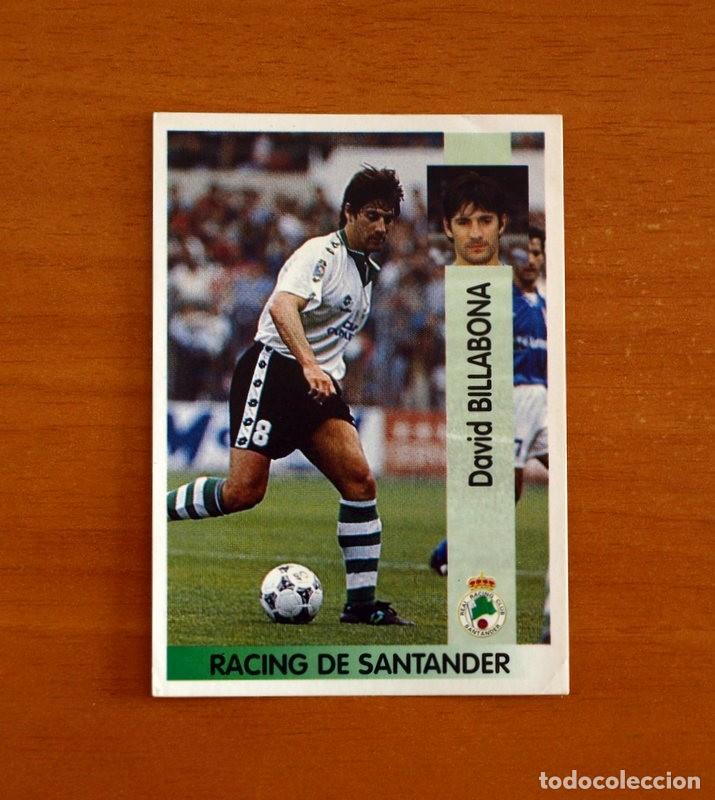 Cartes &agrave; collectionner de Football: Racing de Santander -N&ordm; 266 Billabona -Editorial Panini Liga 1996-1997-96-97 -Nunca Pegado