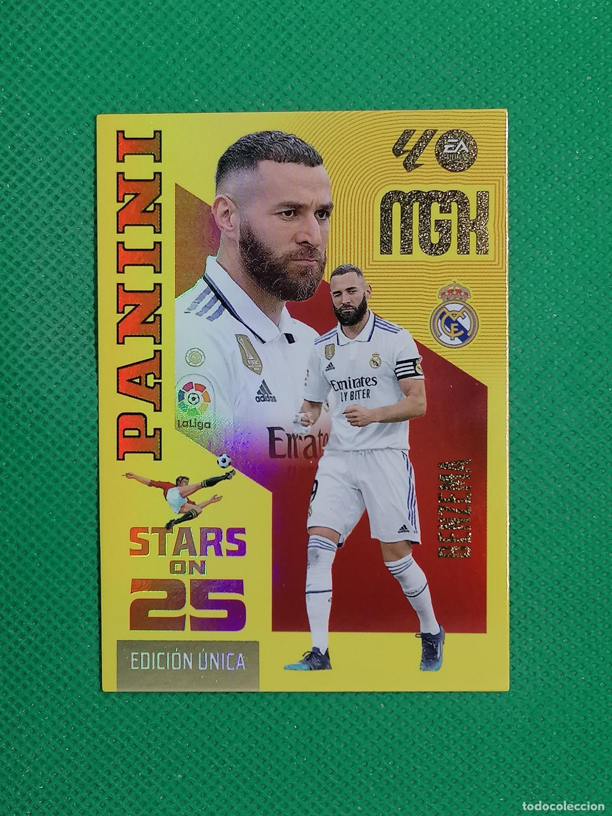 Cartes &agrave; collectionner de Football: 441 BENZEMA REAL MADRID STARS ON 25 EDICION UNICA ⚽ MEGACRACKS LIGA 2026 2027 26 27 ⚽