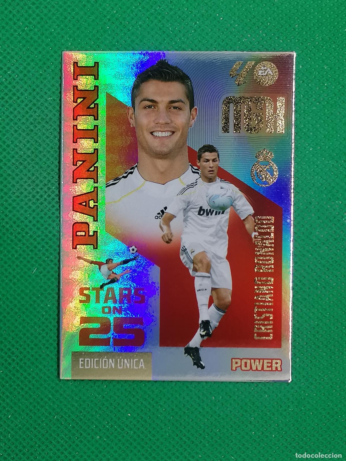 Cromos de f&uacute;tbol: P442 P 442 CRISTIANO RONALDO MADRID STARS ON 25 EDICION POWER ⚽ MEGACRACKS LIGA 2026 2027 26 27 ⚽