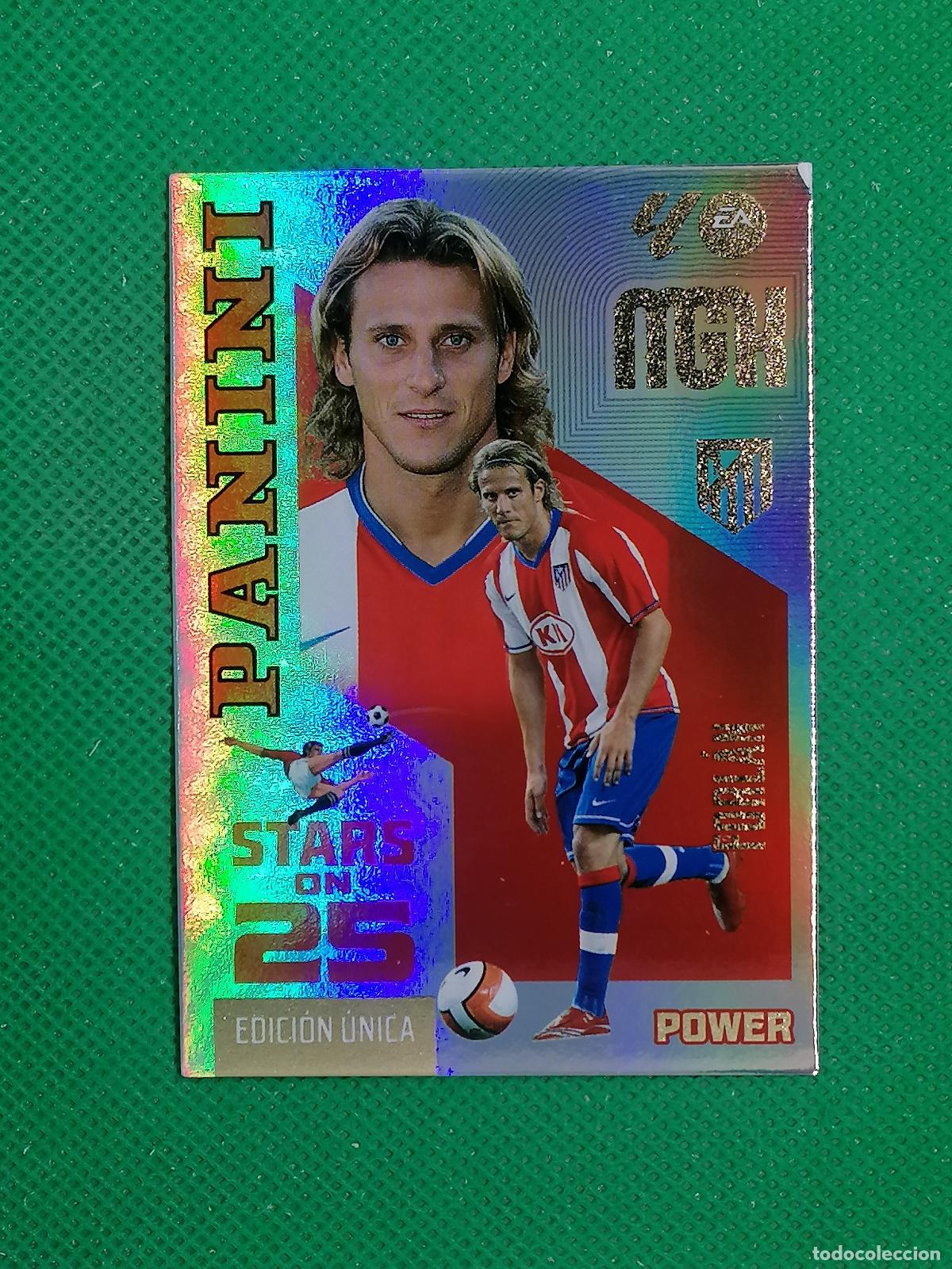 Cromos de f&uacute;tbol: P439 P 439 DIEGO FORLAN ATLETICO MADRID STARS ON 25 EDICION POWER ⚽ MEGACRACKS LIGA 2026 2027 26 27⚽
