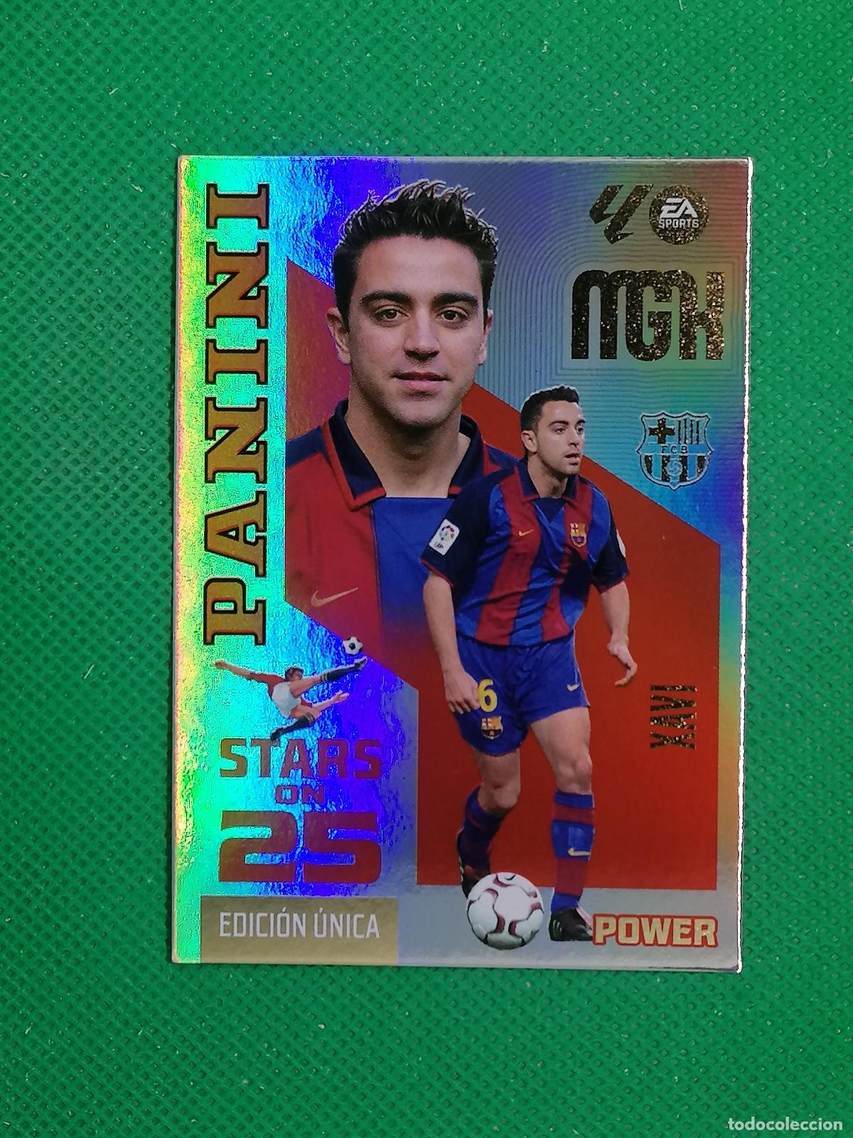 Cromos de f&uacute;tbol: P427 P 427 XAVI BARCELONA STARS ON 25 EDICION UNICA POWER ⚽ MEGACRACKS LIGA 2026 2027 26 27 ⚽