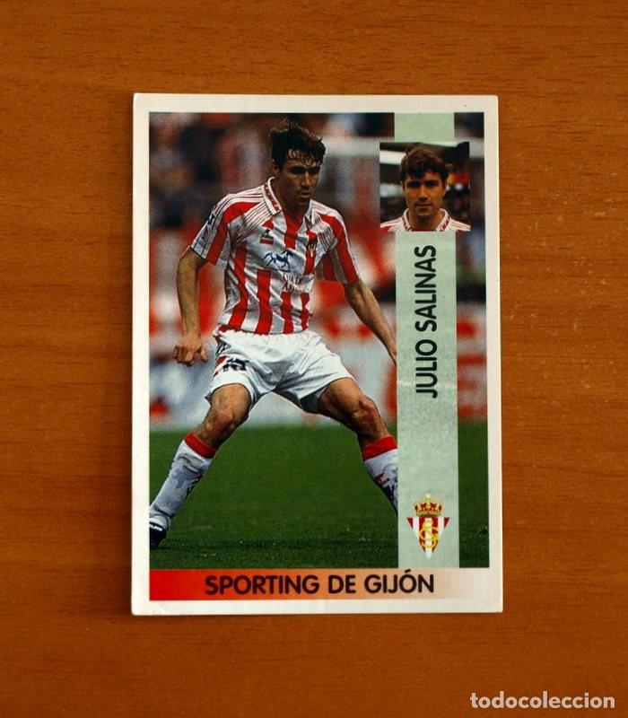 Cromos de f&uacute;tbol: Sporting de Gij&oacute;n -N&ordm; 287 Julio Salinas -Editorial Panini Liga 1996-1997-96-97 -Nunca Pegado