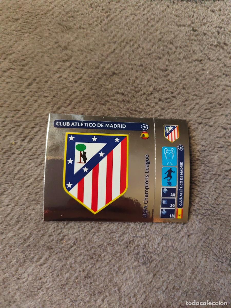 Cartes &agrave; collectionner de Football: 5 CHAMPIONS LEAGUE 2014 15 LOGO CLUB ATL&Eacute;TICO DE MADRID STICKER PANINI 14 2015 UCL AAM