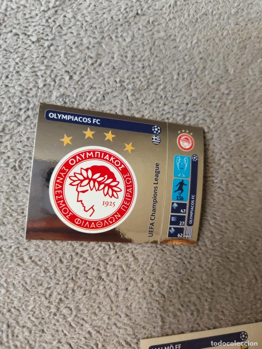Cartes &agrave; collectionner de Football: 7 CHAMPIONS LEAGUE 2014 15 LOGO ESCUDO OLYMPIACOS FC STICKER PANINI 14 2015 UCL AAM