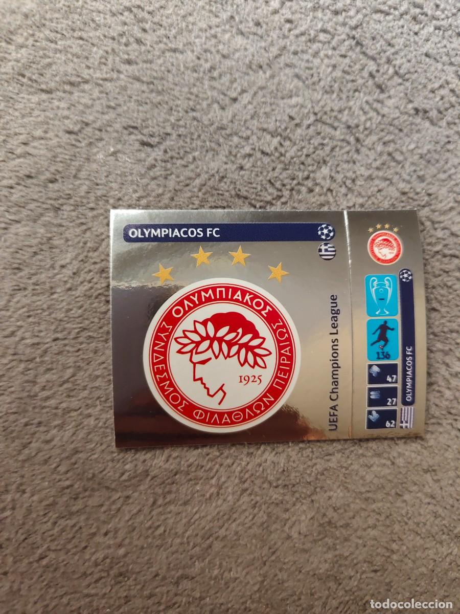 Cartes &agrave; collectionner de Football: 7 CHAMPIONS LEAGUE 2014 15 LOGO ESCUDO OLYMPIACOS FC STICKER PANINI 14 2015 UCL AAM