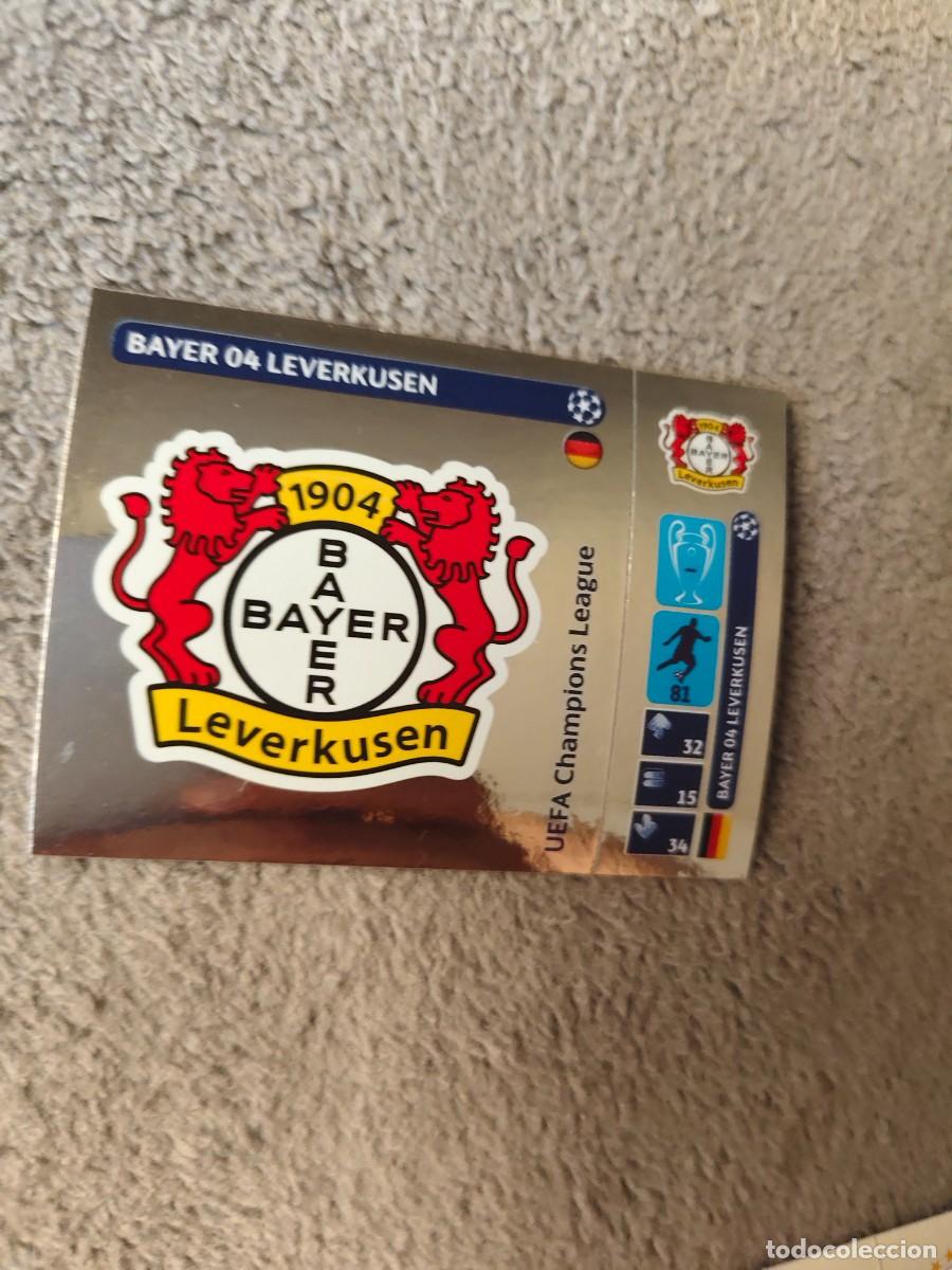 Cromos de f&uacute;tbol: 15 CHAMPIONS LEAGUE 2014 15 LOGO ESCUDO BAYER 04 LEVERKUSEN STICKER PANINI 14 2015 UCL AAM