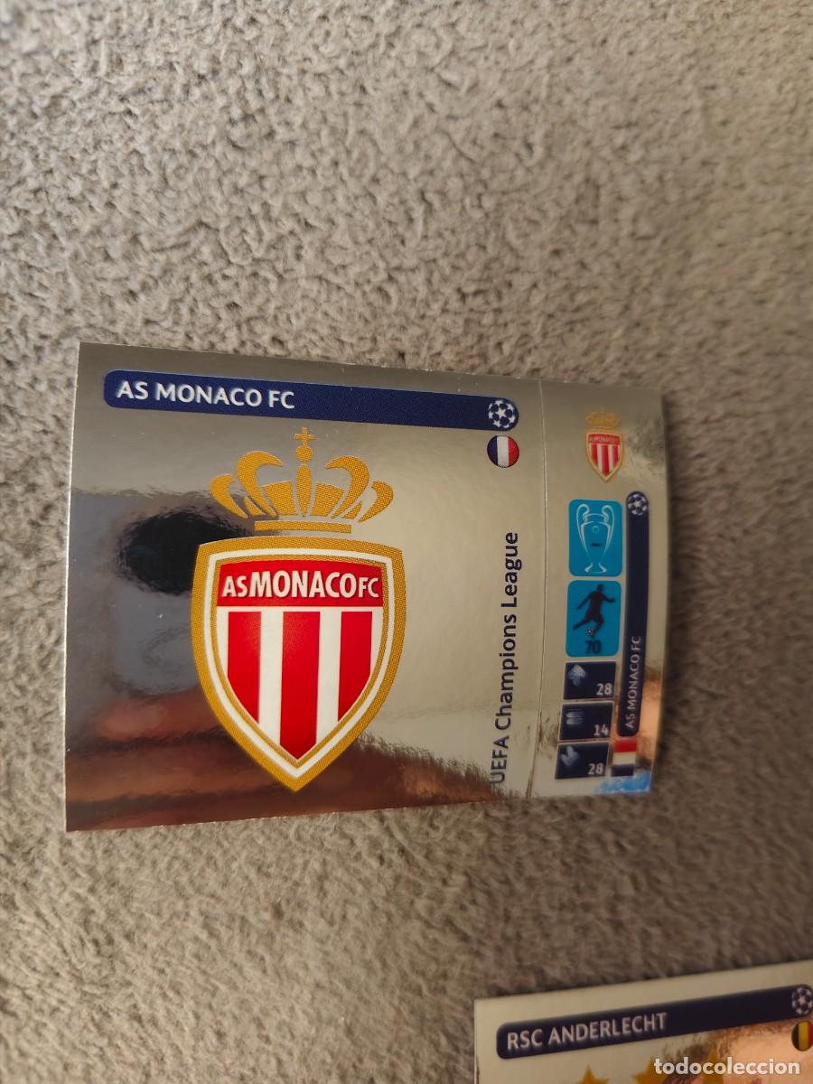 Cromos de f&uacute;tbol: 16 CHAMPIONS LEAGUE 2014 15 LOGO ESCUDO AS MONACO FC STICKER PANINI 14 2015 UCL AAM