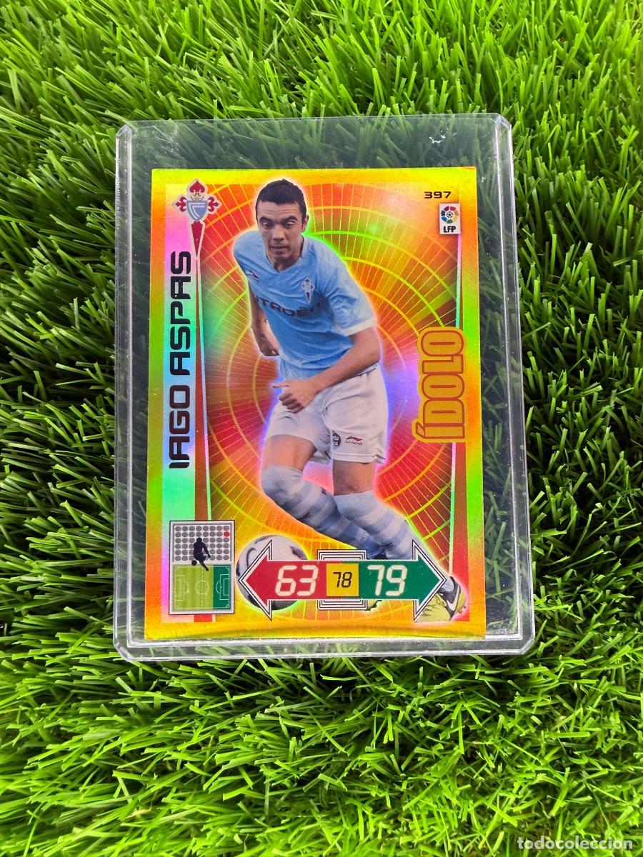 Cromos de f&uacute;tbol: N&ordm; 397 Iago Aspas &Iacute;dolo RC Celta Adrenalyn XL 12 13