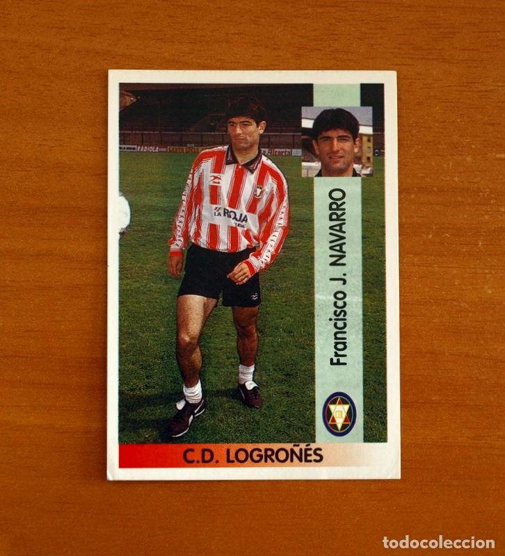 Football Stickers: Logro&ntilde;&eacute;s -N&ordm; 306 Javier Navarro -Editorial Panini Liga 1996-1997-96-97 -Nunca Pegado