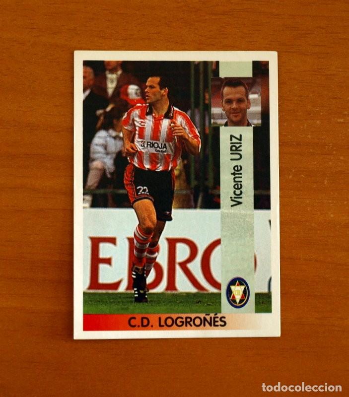 Cromos de f&uacute;tbol: Logro&ntilde;&eacute;s -N&ordm; 313 Vicente Uriz -Editorial Panini Liga 1996-1997-96-97 -Nunca Pegado
