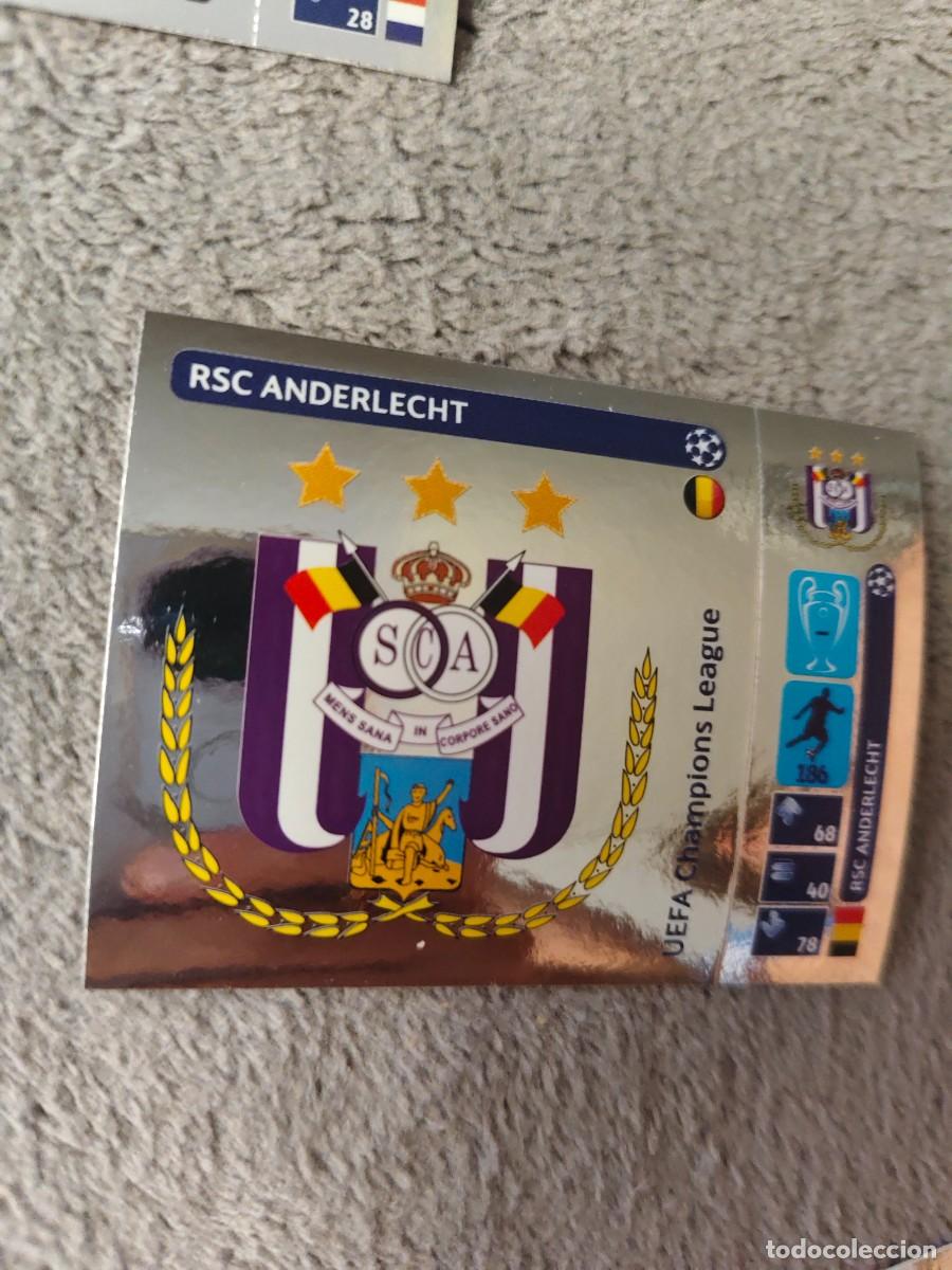 Cromos de f&uacute;tbol: 20 CHAMPIONS LEAGUE 2014 15 LOGO ESCUDO RSC ANDERLECHT STICKER PANINI 14 2015 UCL AAM