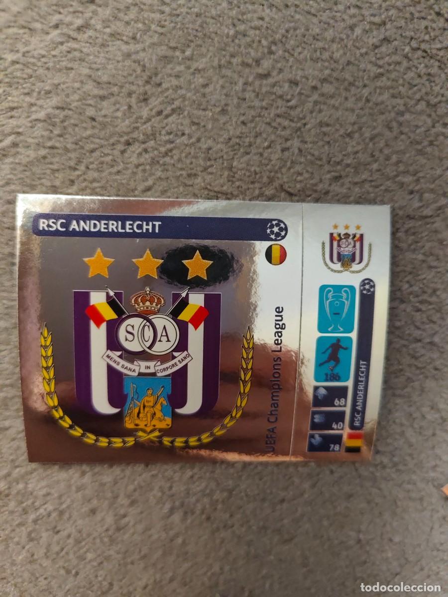 Cromos de f&uacute;tbol: 20 CHAMPIONS LEAGUE 2014 15 LOGO ESCUDO RSC ANDERLECHT STICKER PANINI 14 2015 UCL AAM