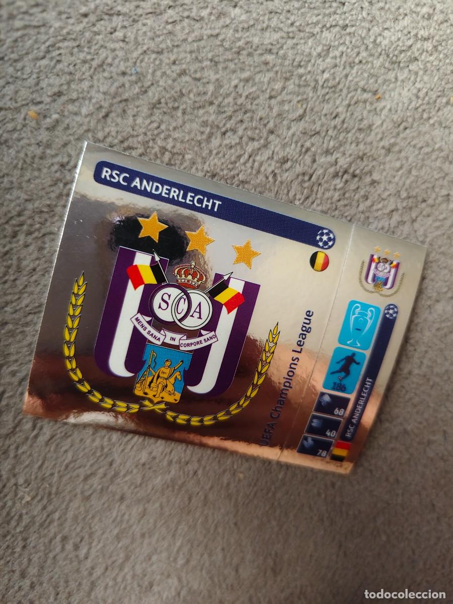 Cromos de f&uacute;tbol: 20 CHAMPIONS LEAGUE 2014 15 LOGO ESCUDO RSC ANDERLECHT STICKER PANINI 14 2015 UCL AAM