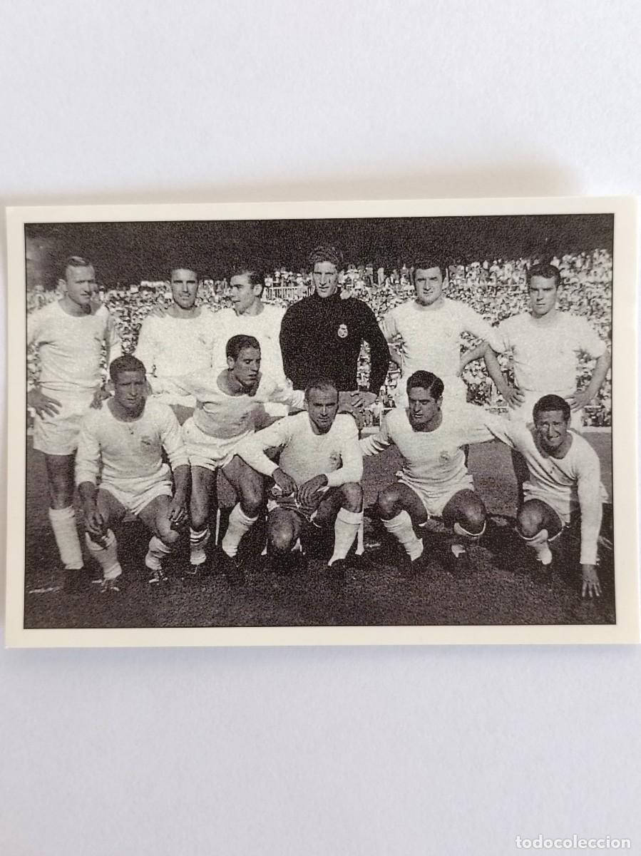 Football Stickers: #31 EQUIPO 1957/1958 COLECCION REAL MADRID 95/96 PANINI
