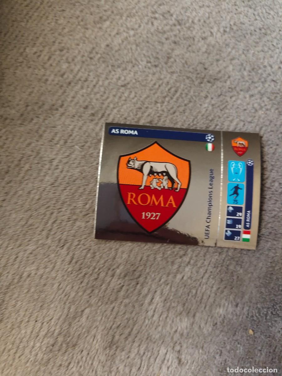 Football Stickers: 24 CHAMPIONS LEAGUE 2014 15 LOGO ESCUDO AS ROMA STICKER PANINI 14 2015 UCL AAM