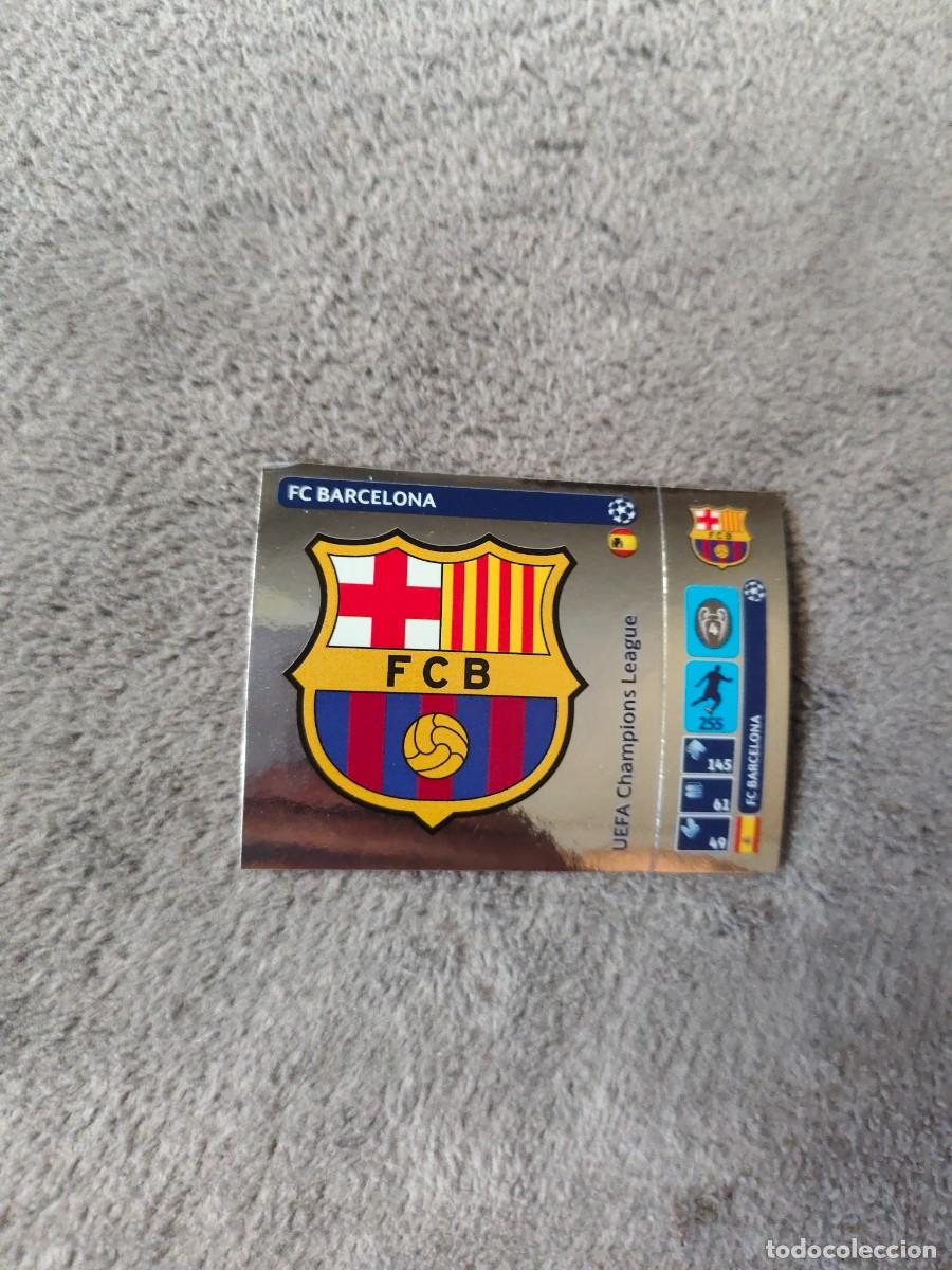 Figurine di Calcio: 25 CHAMPIONS LEAGUE 2014 15 LOGO ESCUDO FC BARCELONA STICKER PANINI 14 2015 UCL AAM
