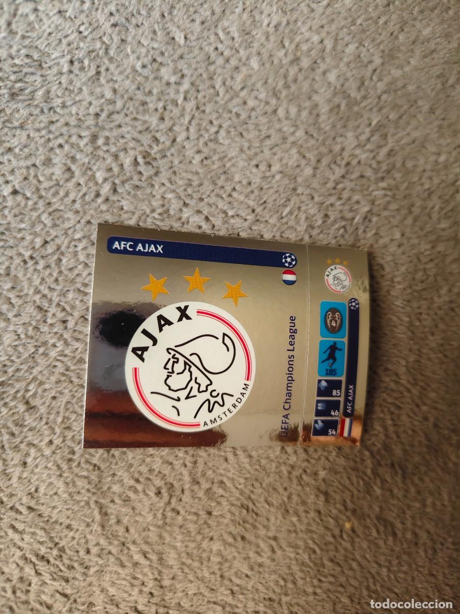 Figurine di Calcio: 27 CHAMPIONS LEAGUE 2014 15 LOGO ESCUDO AFC AJAX STICKER PANINI 14 2015 UCL AAM