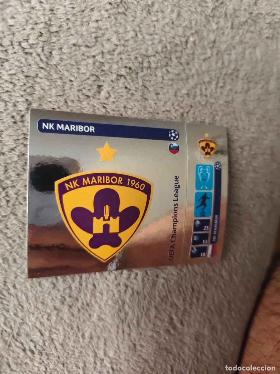 Figurine di Calcio: 32 CHAMPIONS LEAGUE 2014 15 LOGO ESCUDO NK MARIBOR STICKER PANINI 14 2015 UCL AAM