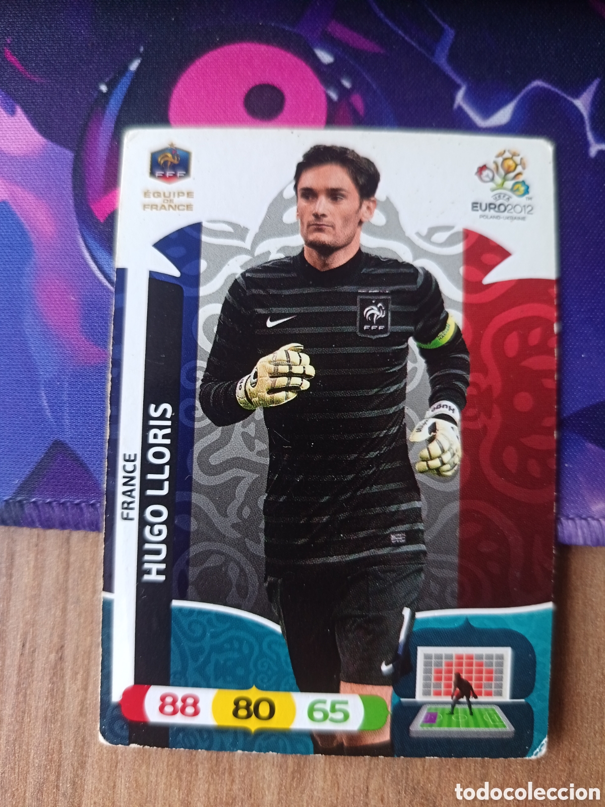 Cromos de f&uacute;tbol: Lloris UEFA EURO 2012 EURO2012 POLONIA UCRANIA ADRENALYN XL PANINI