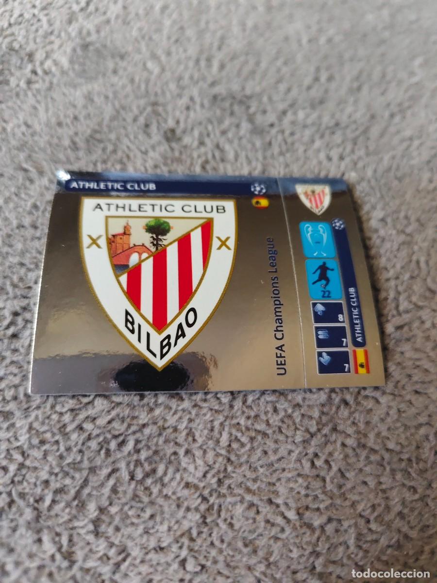 Cromos de f&uacute;tbol: 35 CHAMPIONS LEAGUE 2014 15 LOGO ESCUDO ATHLETIC CLUB BILBAO STICKER PANINI 14 2015 UCL AAM