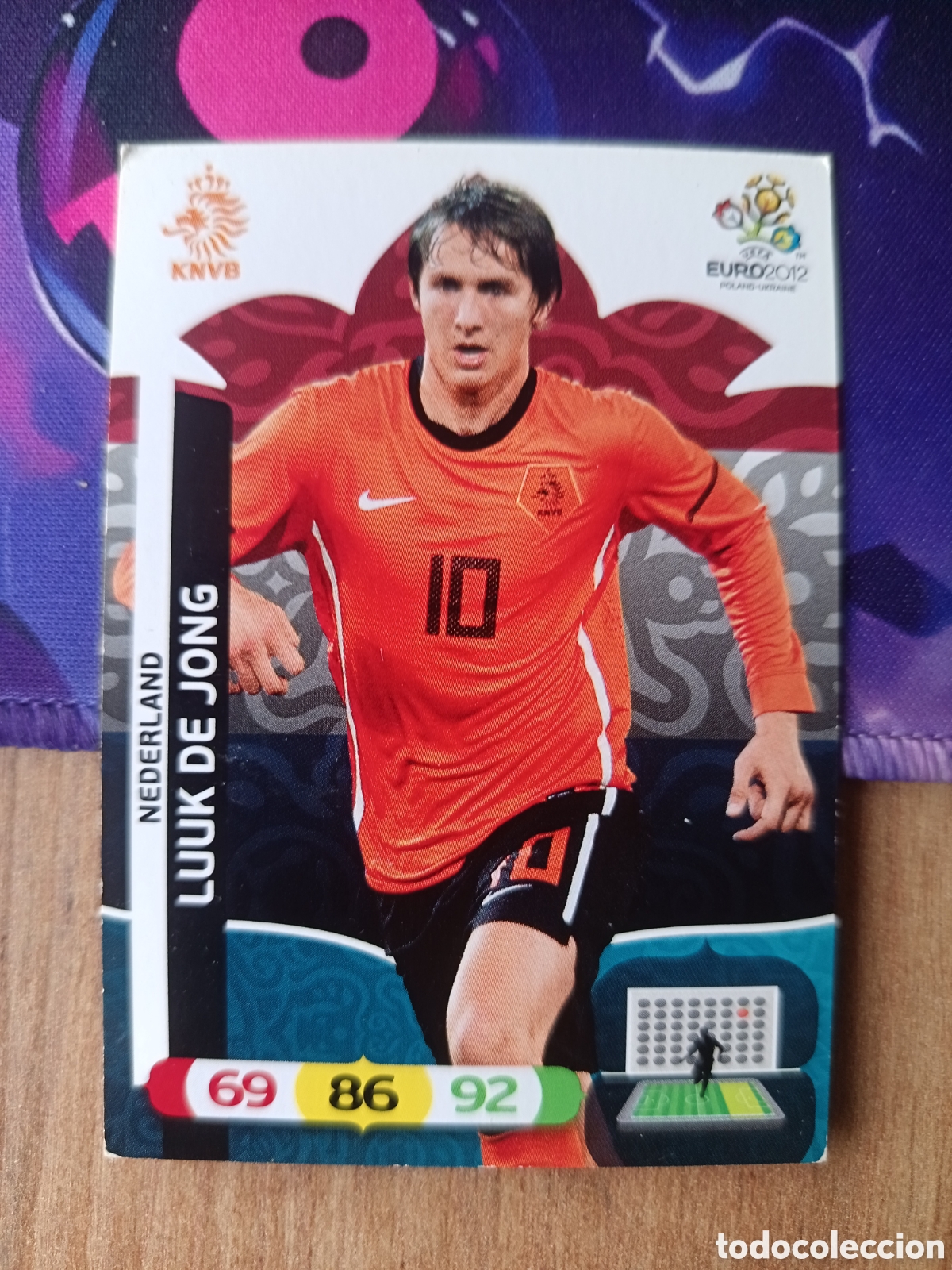 Cromos de f&uacute;tbol: Luuk UEFA EURO 2012 EURO2012 POLONIA UCRANIA ADRENALYN XL PANINI