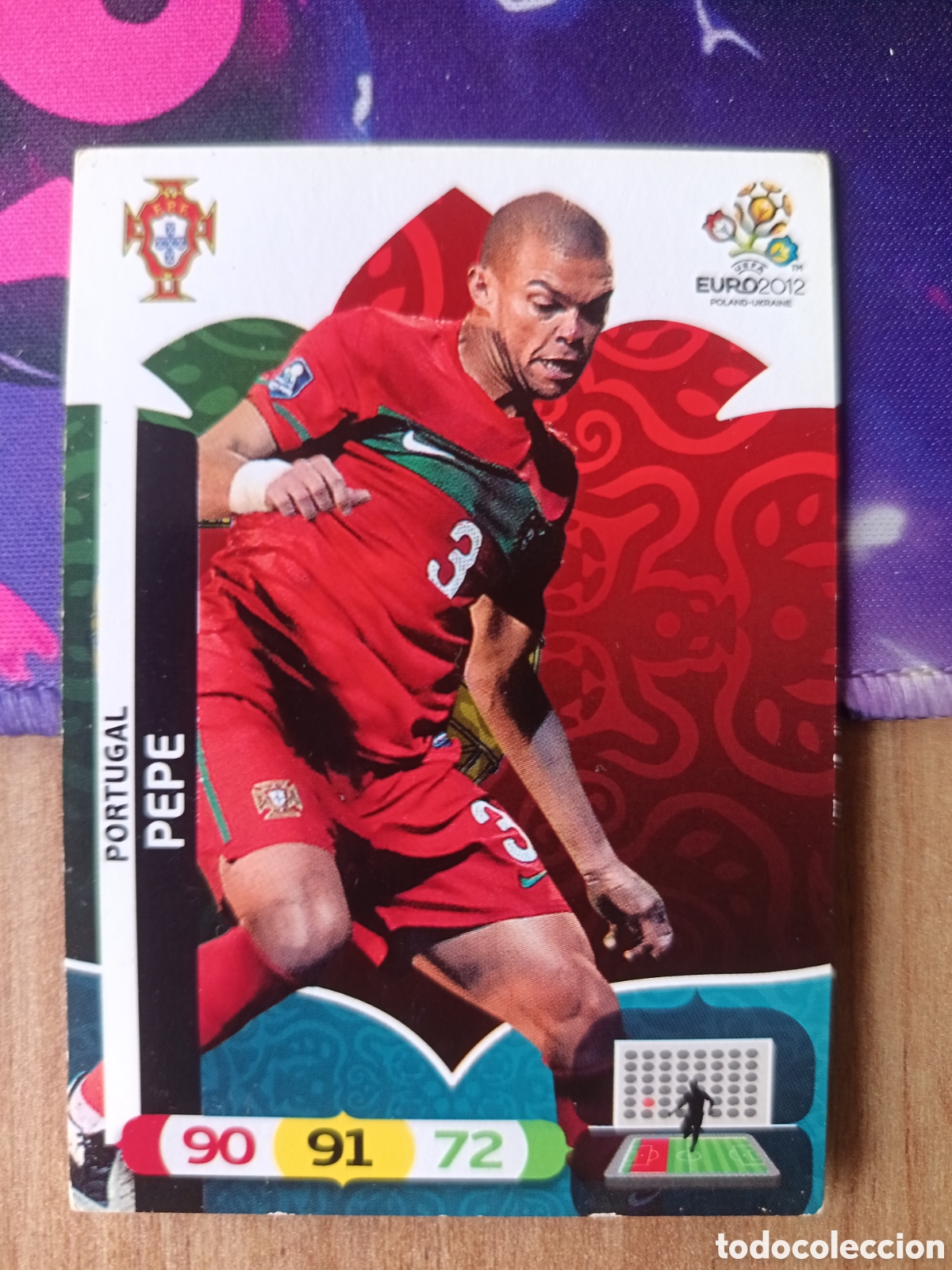 Fu&szlig;ball-Sticker: Pepe UEFA EURO 2012 EURO2012 POLONIA UCRANIA ADRENALYN XL PANINI