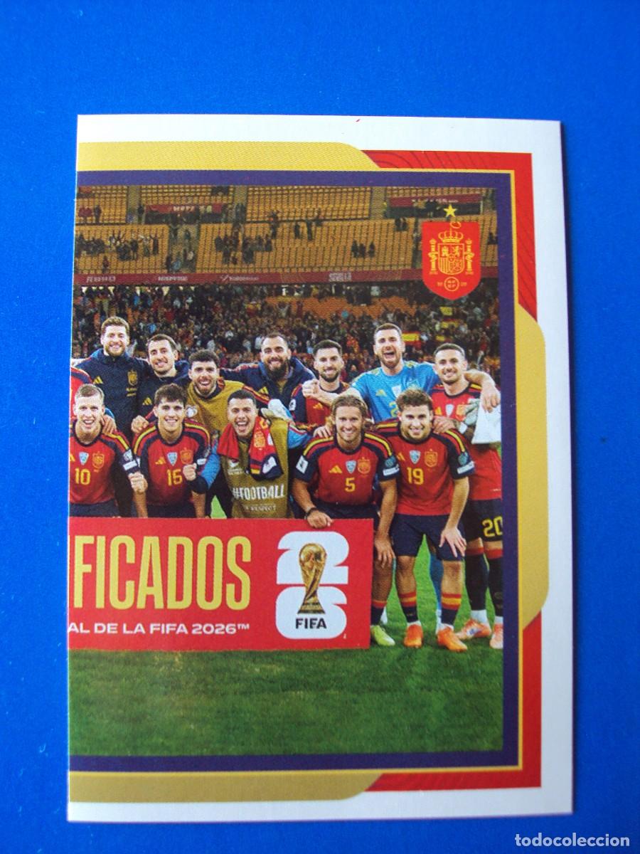 Cromos de f&uacute;tbol: CROMO 3 EQUIPO ESPA&Ntilde;A 2026 CARREFOUR MUNDIAL WORLD CUP SELECCI&Oacute;N ESPA&Ntilde;OLA DE F&Uacute;TBOL PANINI NUEVO