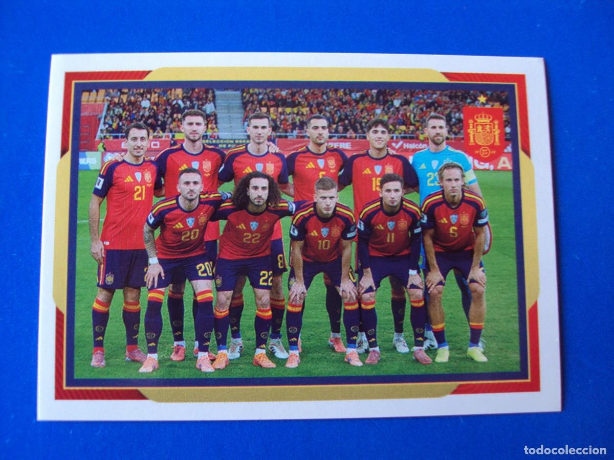 Cromos de f&uacute;tbol: CROMO 4 EQUIPO ESPA&Ntilde;A 2026 CARREFOUR MUNDIAL WORLD CUP SELECCI&Oacute;N ESPA&Ntilde;OLA DE F&Uacute;TBOL PANINI NUEVO