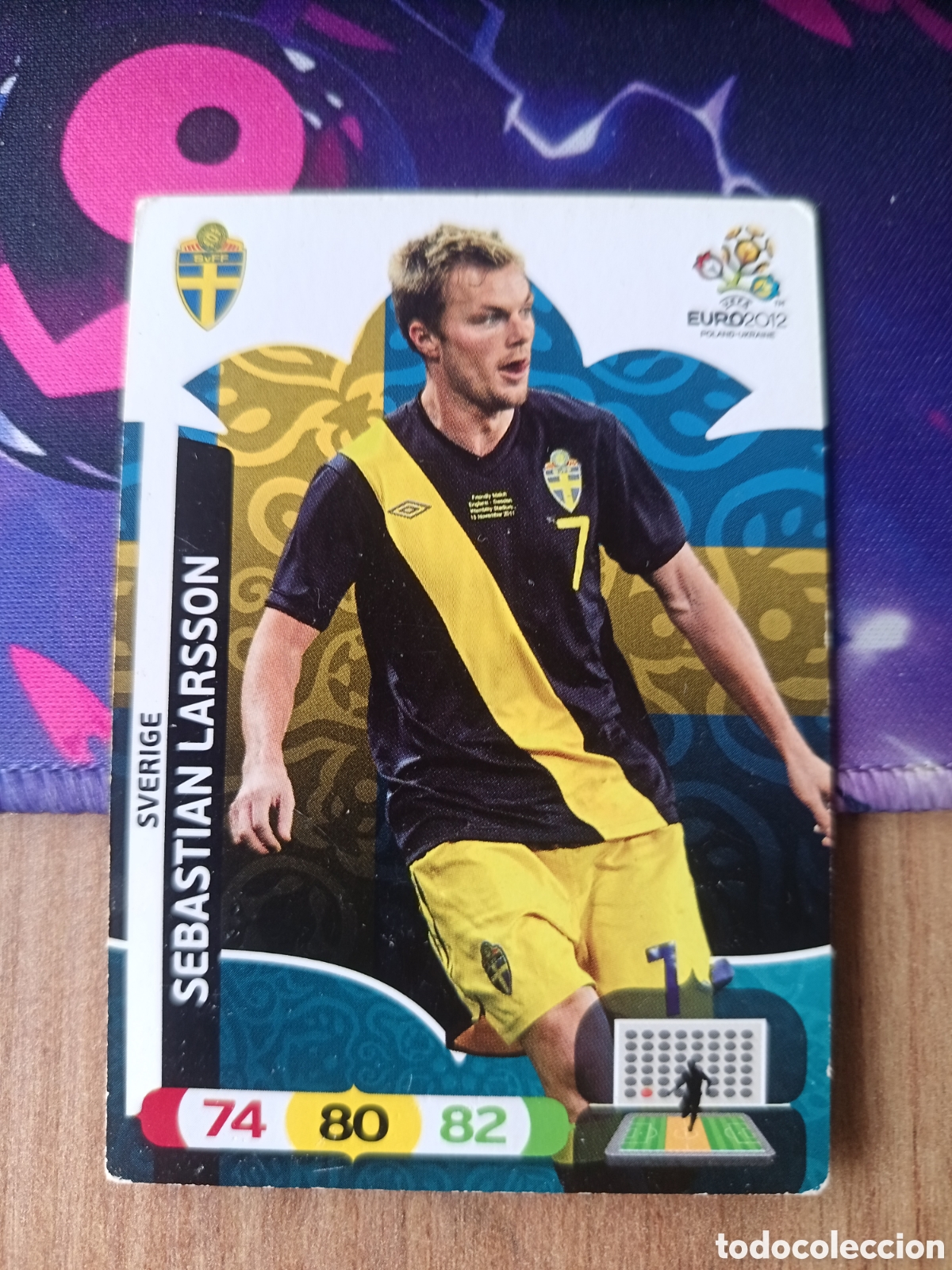 Cartes &agrave; collectionner de Football: Larsson UEFA EURO 2012 EURO2012 POLONIA UCRANIA ADRENALYN XL PANINI