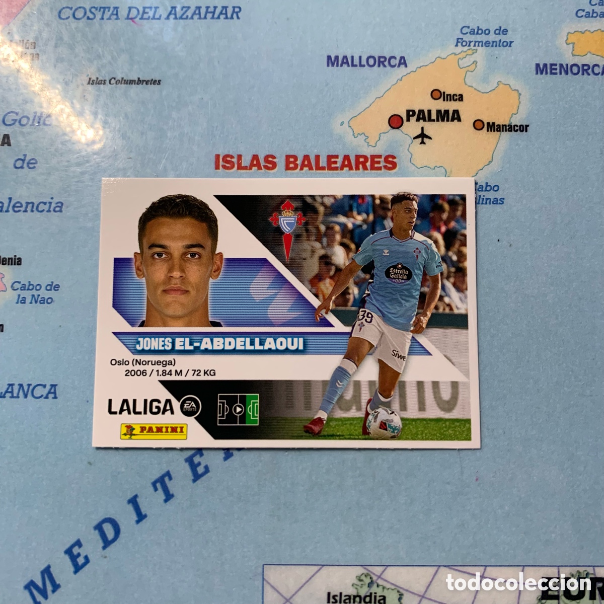 Cromos de f&uacute;tbol: Abdellaoui n&uacute;mero 18B del celta cromo liga este 26-27 2026-2027